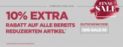 10% Extra Rabatt im Final Sale auf alle bereits reduzierten Artikel im Sidestep Shop