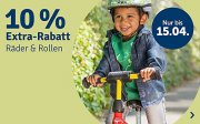 10% Extra-Rabatt On Top auf alle Kinderfahrzeuge im MyToys Shop