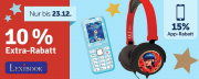 10% Extra-Rabatt On Top auf alles von Lexibook im MyToys Shop