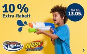 10% Extra-Rabatt On Top auf Artikel der Marken Nerf und Super Soaker im MyToys Shop