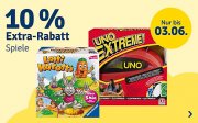10% Extra-Rabatt On Top auf Spiele im MyToys Shop