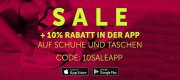 10% Extra-Rabatt On Top in der App auf alle bereits reduzierte Schuhe und Taschen im Mirapodo Shop