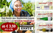 10% Extrarabatt auf reduzierte deutsche Top-Weine