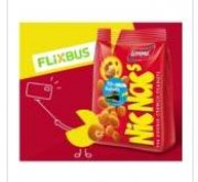 10% Flixbus Gutscheine auf NicNac&rsquo;s Aktionspackungen
