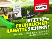 10% Fr&uuml;hbucher Rabatt aufs Gartensortiment bei Hagebaumarkt
