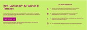 10%-Gutschein f&uuml;r Garten & Terrasse /15% f&uuml;r eBay Plus Mitglieder