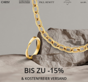10% oder 15% Rabatt auf &uuml;ber 12.200 ausgesuchte Uhren und Schmuckst&uuml;cke bei Christ