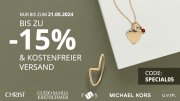 10% oder 15% Rabatt auf &uuml;ber 9.000 ausgesuchte Uhren und Schmuckst&uuml;cke bei Christ