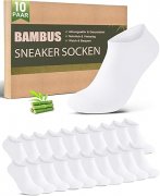 10 Paar Bambus Sneaker Socken f&uuml;r nur 11,99&euro; bei Amazon