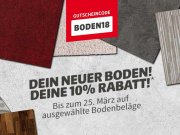 10 % Rabatt auf alle Bodenbel&auml;ge bei Hagebaumarkt