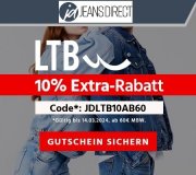 10% Rabatt auf ALLE Damen und Herren Jeans von LTB bei Jeans Direct