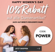 10% Rabatt auf alle Damenartikel bei Parf&uuml;merie Pieper