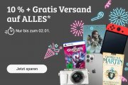 10% Rabatt auf alle Filme, Videospiele, B&uuml;cher und Musik + gratis Versand bei reBuy