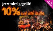 10% Rabatt auf alle Grills im GartenXXL Shop