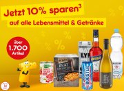 10% Rabatt auf alle Lebensmittel bei Netto
