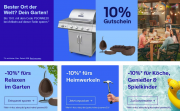 10% Rabatt auf Artikel der Kategorie Garten & Terrasse, Heimwerken, Spielzeug und mehr bei Ebay