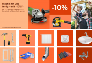 10% Rabatt auf Artikel der Kategorie Heimwerker, Garten & Terasse bei Ebay