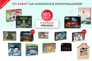 10% Rabatt auf ausgew&auml;hlte Adventskalender bei Hugendubel