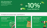 10% Rabatt auf ausgew&auml;hlte Garten & Terrassen, Heimwerker, Auto- und Motorrad Artikel bei Ebay