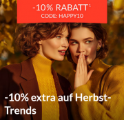 10% Rabatt auf ausgew&auml;hlte Herbst Trends bei HSE