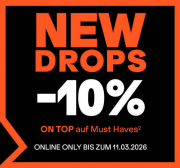 10% Rabatt auf ausgew&auml;hlte Must Haves bei SportScheck