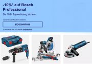 10% Rabatt auf Bosch Professional Topwerkzeug bei Ebay