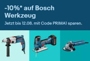 10% Rabatt auf Bosch Werkzeug bei Ebay