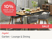 10% Rabatt auf die gesamte Garten Themenwelt bei Shop