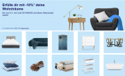 10% Rabatt auf die Kategorie M&ouml;bel & Wohnen und Feinschmecker bei Ebay