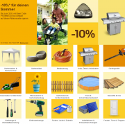 10% Rabatt auf die Kategorien Heimwerken, Garten & Terrasse, Business & Industrie bei Ebay