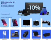10% Rabatt auf Elektronik von teilnehmenden H&auml;ndlern bei Ebay