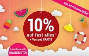 10% Rabatt auf fast alles + kostenloser Versand bei Weltbild