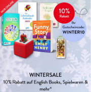 10% Rabatt auf Filme, Musik, B&uuml;cher & H&ouml;rb&uuml;cher, Spielwaren und mehr bei Hugendubel