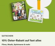10% Rabatt auf Filme, Musik, Software, Games, Technik, H&ouml;rb&uuml;cher und mehr bei Thalia