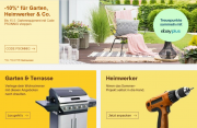 10% Rabatt auf Garten, Terrasse und Heimwerker Artikel bei Ebay