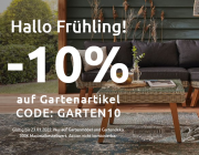 10% Rabatt auf Gartendeko und Gartenm&ouml;bel bei Bonprix