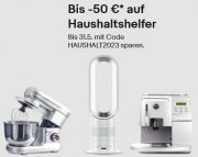 10% Rabatt auf Haushaltsger&auml;te von ausgesuchten H&auml;ndlern bei Ebay