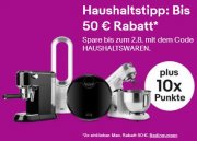 10% Rabatt auf Haushaltsger&auml;te von ausgesuchten H&auml;ndlern bei Ebay