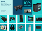 10% Rabatt auf Laptops, Konsolen, PC- & Videospiele, Gaming-Zubeh&ouml;r und mehr bei Ebay