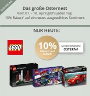 10% Rabatt auf Lego bei Hugendubel