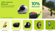 10% Rabatt auf Motorradteile, Motorradkleidung und Motorradzubeh&ouml;r bei Ebay