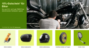 10% Rabatt auf Motorradteile, Motorradzubeh&ouml;r und Motorradkleidung bei Ebay
