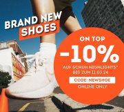 10% Rabatt auf Schuh Highlights bei SportScheck