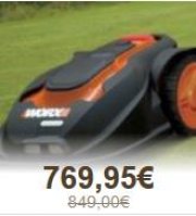 10% Rabatt auf smarte Gartenger&auml;te, z.B. Worx M800i Rasenm&auml;hroboter