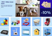 10% Rabatt auf Spielzeug, Kinderm&ouml;bel und Haustierbedarf bei Ebay