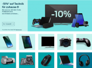10% Rabatt auf Technik von ausgesuchten H&auml;ndlern bei Ebay