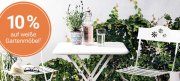 10% Rabatt auf wei&szlig;e Gartenm&ouml;bel bei Butlers