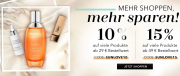 10% Rabatt oder 15% Rabatt auf viele Produkte im Douglas Shop