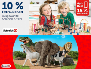 10% Rabatt online oder 15% Rabatt in der App auf ausgew&auml;hlte Artikel von Schleich im MyToys Shop