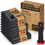 10 Reise-Vakuumbeutel + Pumpe f&uuml;r nur 19,99&euro;